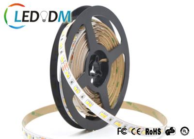 China 2700 - 6500K CCT Adjustable LED Light Strip , 24V SMD 2835 Dimmable LED Tape for sale