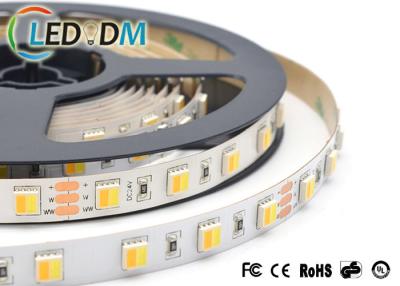 China 2 In 1 SMD 5050 CCT Adjustable LED Light Strip 60 LEDs/M For Indoor Lighting for sale