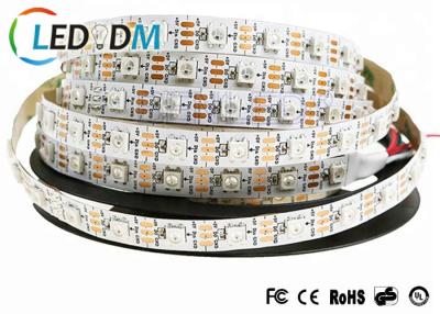 China Individually Addressable RGB Led Strip Programmable WS2812B With 3M Back Adhesive for sale