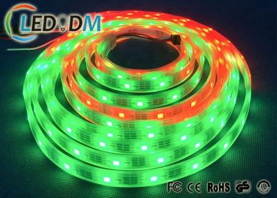 China 30 Pixel / 60 Pixel Addressable LED Strip Lights RGB DC 5V WS2812B IC Controlled for sale