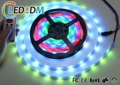 China WS2811 IC Controlled Addressable LED Strip Lights 12V 5050 RGB Digital LED Tape for sale