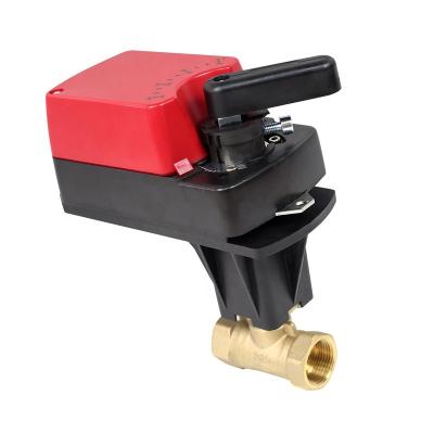 China With Damper DN20 Water Actuator Two Way Electric Linear Control Motor Rotary Electric Ball Valve for sale