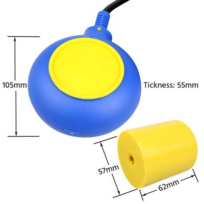 China Water Level Changes Float Switch Mirror Power Supply and Sensor Water Automatic High Temperature Floating Float Switch for sale