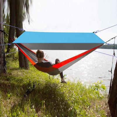 China Portable Rain Sunshade Fly Tent Tarp HT Hammock Portable Waterproof Shelter for Outdoor Camping for sale