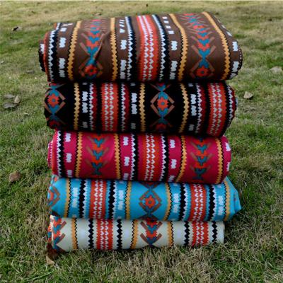 China HT Outdoor Travel Waterproof Foldable Ethnic Style Travel Widen Camping Mat for sale