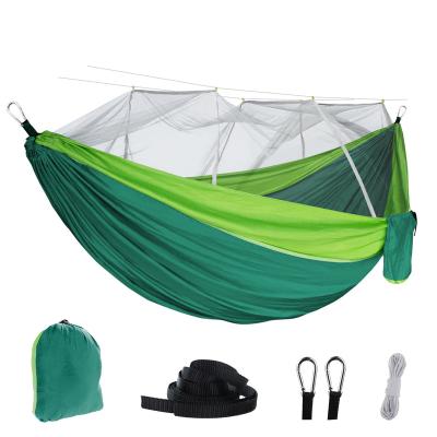 China Amazon Hot Selling Zero Hammock Portable Lightweight Camping Double With Screen Net And Sunshade Camping Tree Hanging Tent for sale