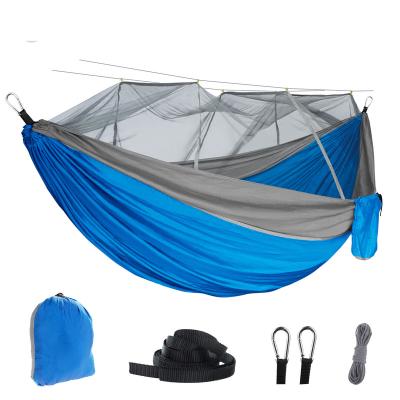 China 2022 Null Nylon Rotating Parachute Cloth Outdoor Mosquito Goods Hammock With Tarp Toldo Camping Beach Car Tent Net Camouflage for sale