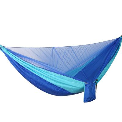 China Ripstop Adult Hammock 210T Nylon Taffeta Double Hammock Portable Camping Hammock for sale