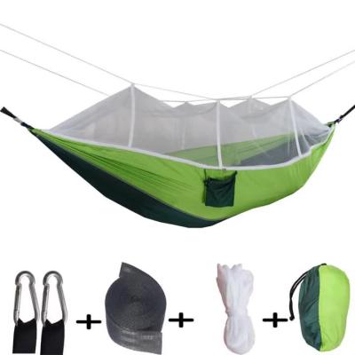 China Adult Outdoor Cotton Canvas Hammock Portable Hanging Heavy Duty Camping Swing Bed Standing Hammock for sale