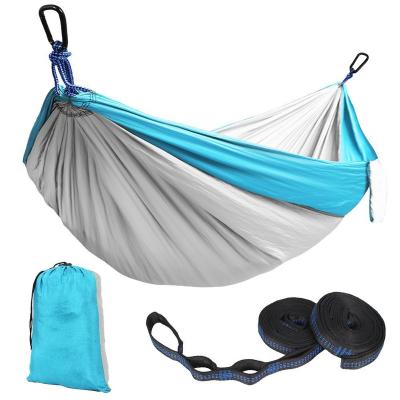 China 2021 newest adults made of high quality heavy duty 210T nylon parachute hammock for sale