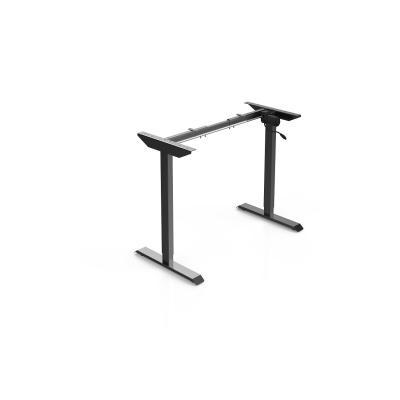 China Adjustable Single Pneumatic Computer Desk Metal Motor Standing (Height) Accessories Monitor Rack School Desks for sale