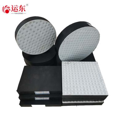 China Elastic Bridge Neoprene Cr Bridge Supporting Laminated Bearings Bridges Rubber Fender Bearing for sale