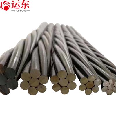 China Construction Prestressed Steel Concrete Uncoated Wick 1860MPa Wick for sale