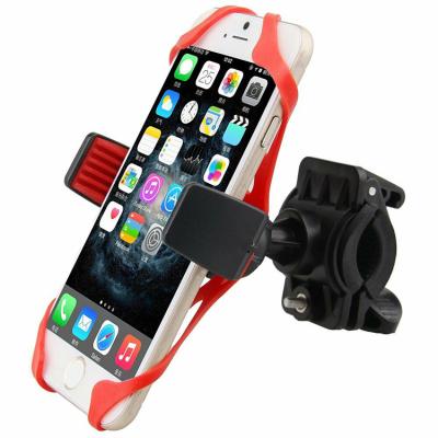 China 360 Rotation Mobile Handlebar Phone Holder Mountain Bike Stand Accessories Smart Holder for sale