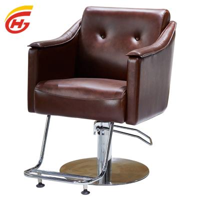 China 150-200KG Barber Chair Crocodile Grain Sponge Casual Style Contemporary Red Leather High Density Load-bearing Color Can Be Customized for sale