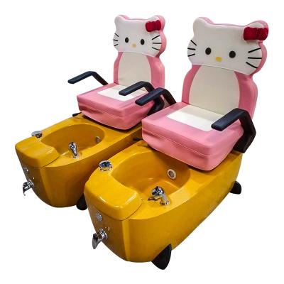 China Cute Beauty Salon Children's Pedicure Chair Pump Magnetic Design Can Be Customized With Various Cartoon Patterns for sale