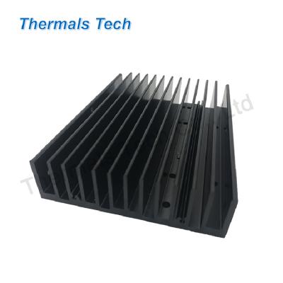 China 6063 Aluminum Profile Radiator Extrusions Radiator For Inverter With Passive Cooling for sale