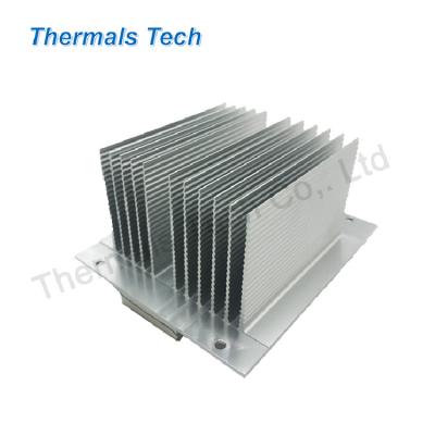 China Heat Sink 133*112 mm Extruded Crimped Fin Heat Sink For Consumer Refrigeration Equipment for sale