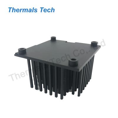 China Aluminum Radiator 45*45 Mm Extrusion CPU Heatsink For Mainboard North And South Bridge for sale