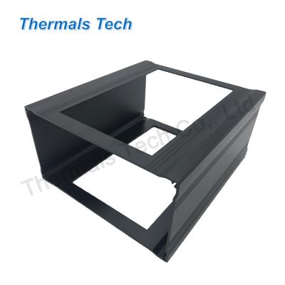 China Heatsink OEM 220 Mm Width Aluminum Extruded Case For Power Supply Instrument Enclosure for sale