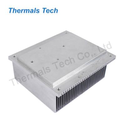 China Aluminum Extruded Heatsink Profile Base Bonding Fin Heat Sink For IGBT Devices for sale