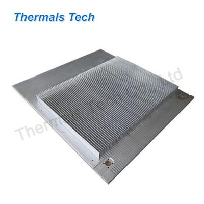 China Aluminum Extruded Bonding Radiator Pin Fin Radiator With Copper Base for sale