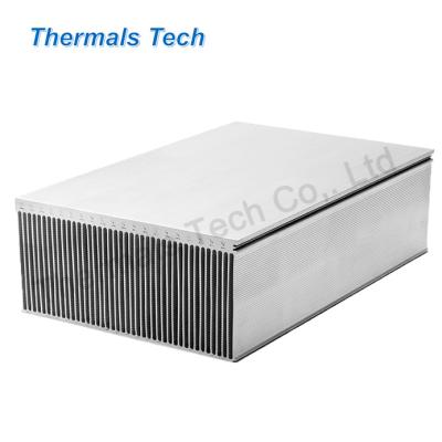 China 3000W Large Bonded Heat Sink Fin Radiator For Semi High Power for sale