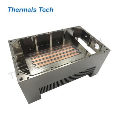 China 250*150 Mm Military Grade Heat Pipe Radiator With Hot Bath Nickel Plated For Defense for sale