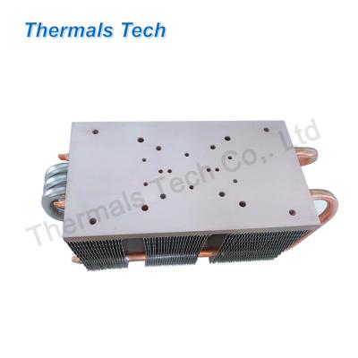 China Stage Light LED 500W Heat Pipe Heatsink For High Power Stage Light LED Module for sale