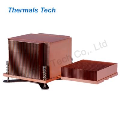 China 2011 High Power 200W Two Phase CPU Cooler Heat Pipe Radiator for 1150, 1151, 1155, 1156, 1366, 2011 for sale