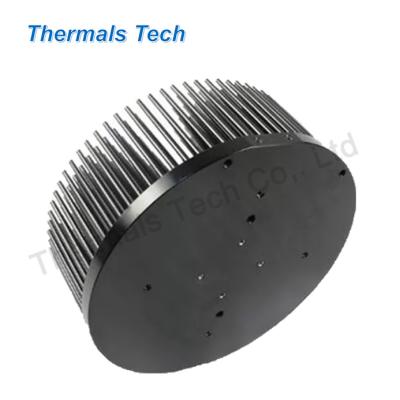 China Aluminum Standard 120 (diameter) mm * 10 mm (thick) round heatsink for electronic chips cooling for sale