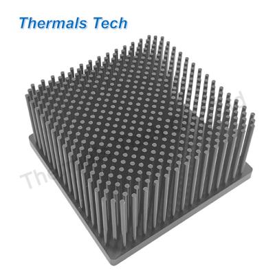 China Street Light Module Square Cold Forging Led Heat Sink With Diameter 140~143 Mm Height 70 Mm For Street Light Module 100W for sale