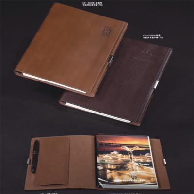 China Custom 6 Ring Pu Leather Notebook /custom spiral notebook/A5 ring binder notebook for sale