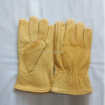 China 2019 China Manufacturer New Product Custom Full Palm Leather Working Gloves for sale