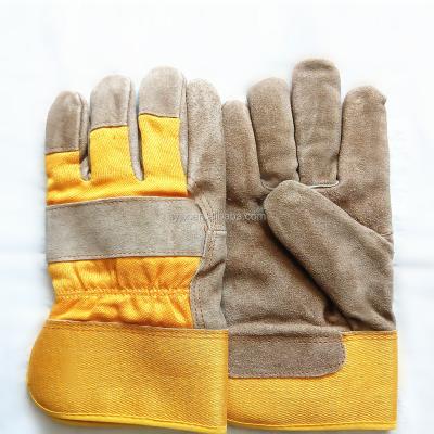 China Full Palm Lash Leather Work Gloves for sale