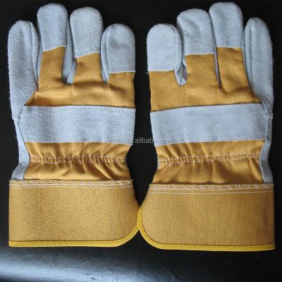 China General Industrial Work Safety Gloves Scare Safety Work Split Leather Gloves (USA Market) for sale