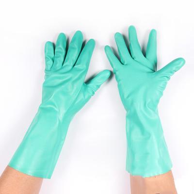 China Mechanic Protection Gloves 15mil Thickness Butyl Rubber Hand Gloves Nitrile Gloves for sale