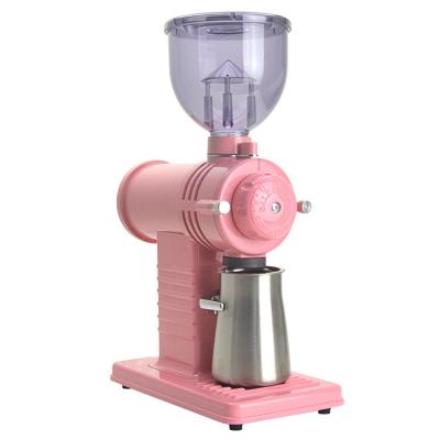 China 220V 110V Grinder Espresso Grinder Outdoor Electric Flat Bean Wheel Burr Commercial Coffee Grinder Machine for sale