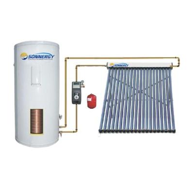 China outdoor balcony solar water heater system for villa for sale