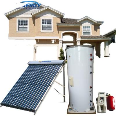 China Outdoor Villa Project Solar Powered Water Heater System 500L for sale