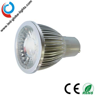 China 200 - 220 Lumens 3W COB GU10 LED Spotlight GU10 E27 with AC90 - 250V Wide Voltage Input for sale