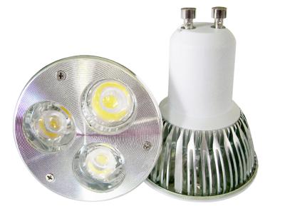 China High Power 3W 220 - 260 LM Lumen 50Hz / 60Hz E27 Gu10 LED Spotlight Bulbs for sale