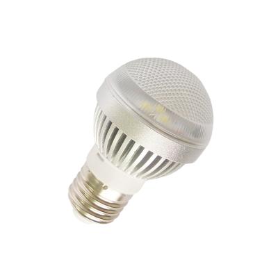 China 3000k, 4, 5000k 3W aluminio E27 LED bombillas / globo bulbo de la lámpara en venta