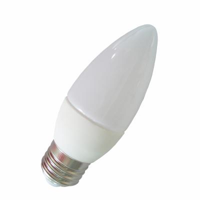 China Energy Saving 3 Watt E14 / E27 White Candle Droplight Ceramic Light Bulb (DC 12V) for sale