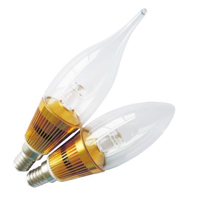 China 90, 100, 110 lm 3W E14 LED Candle Light for Candles Droplight and Wall Light Use for sale