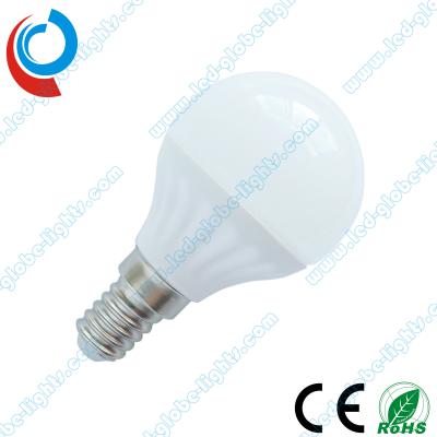 China 5630 SMD 3w E14 G45  240, 250, 270 lm Ceramic Light Bulb, Globe Lights Bulbs for sale