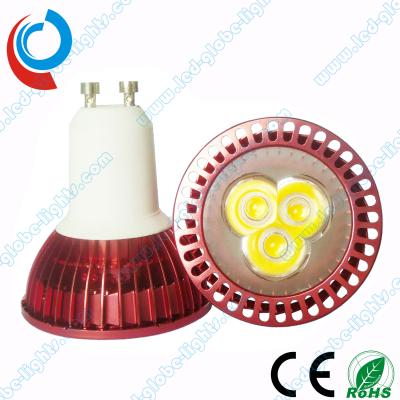 China 3W 220lm - 260lm High Power Aluminum Candle E27 LED Light Bulbs, Spot Light Lamps for sale