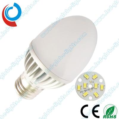 China 320 - 400 Lumen 2700 - 6000K E27 4W Aluminum SMD LED Light Bulbs Lamps ( 2 years warranty) for sale