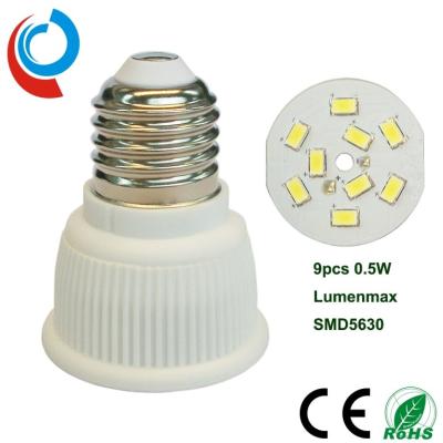 China bombilla de cerámica SMD 5630 LED PAR16 de 420~440lm E27 5 vatios con la entrada ancha del voltaje 90~250V en venta