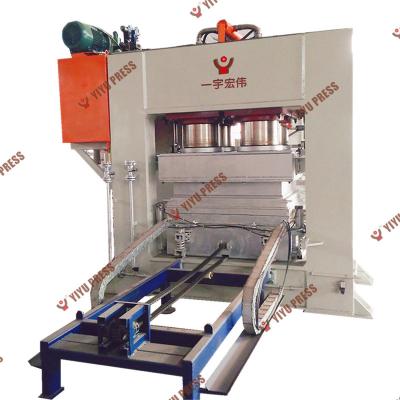 China Woodworking Process Double Station Durable 1200*1000mm Compressed Wood Pallet Compression Press Machine / Hydraulic Wood Pallet Machine for sale